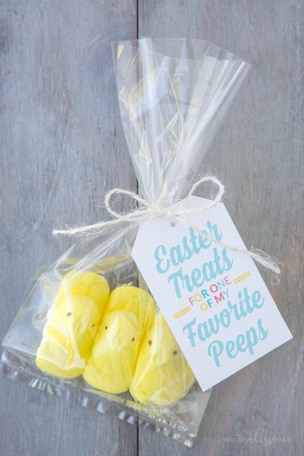 treats for my peeps printable treat bag toppers