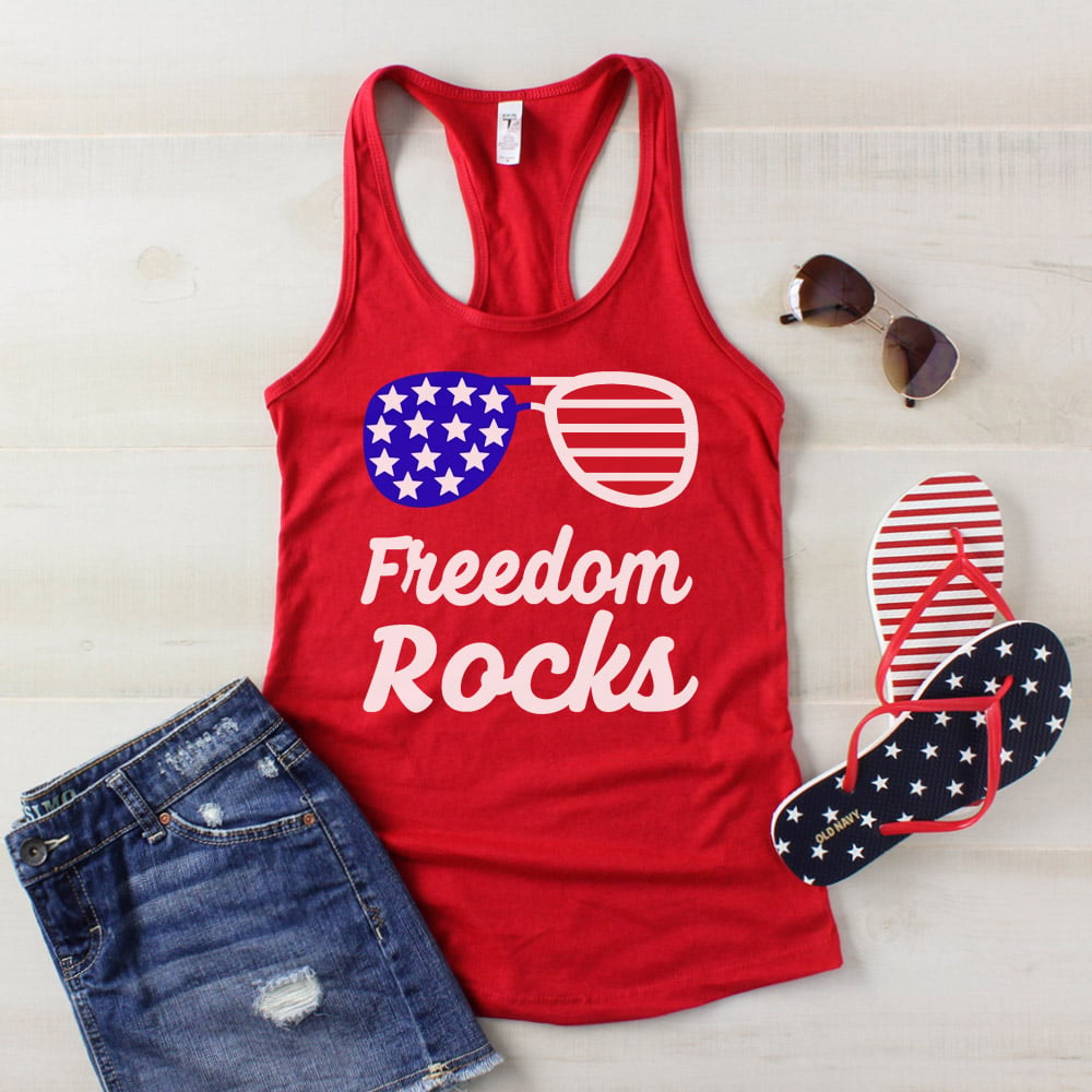 freedom rocks shirt for fourth of july