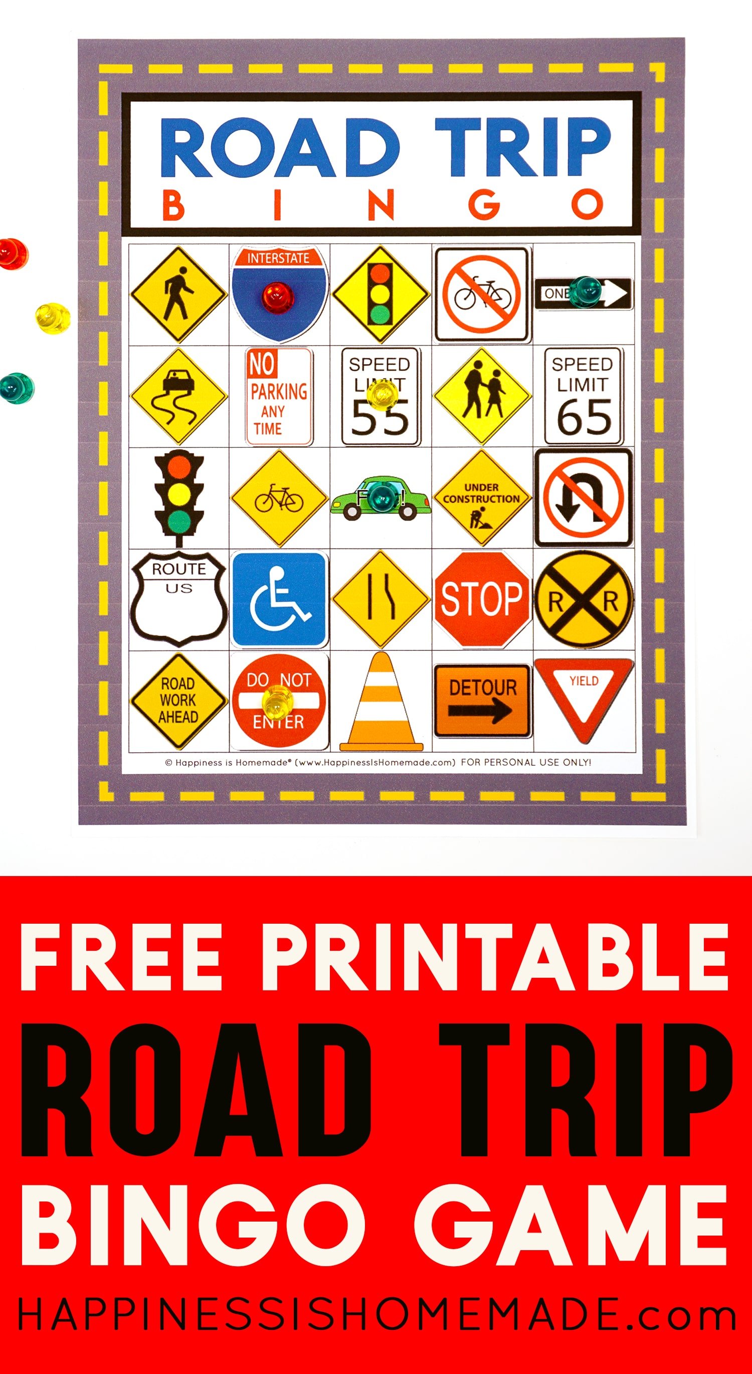 free printable road trip game