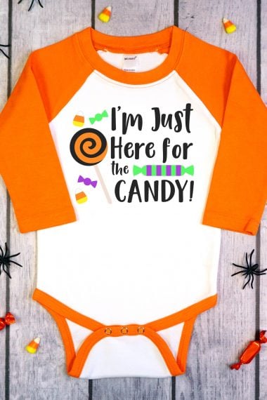 im just here for the candy svg file on onesie