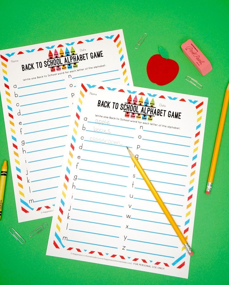 printable back to school alphabet game for kids