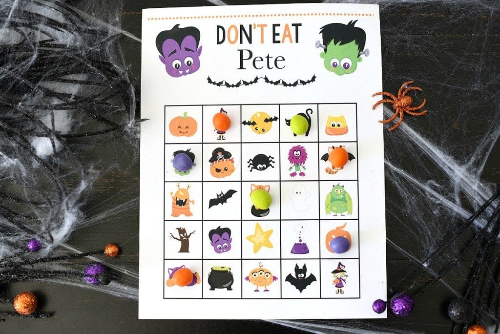 dont eat pete halloween game