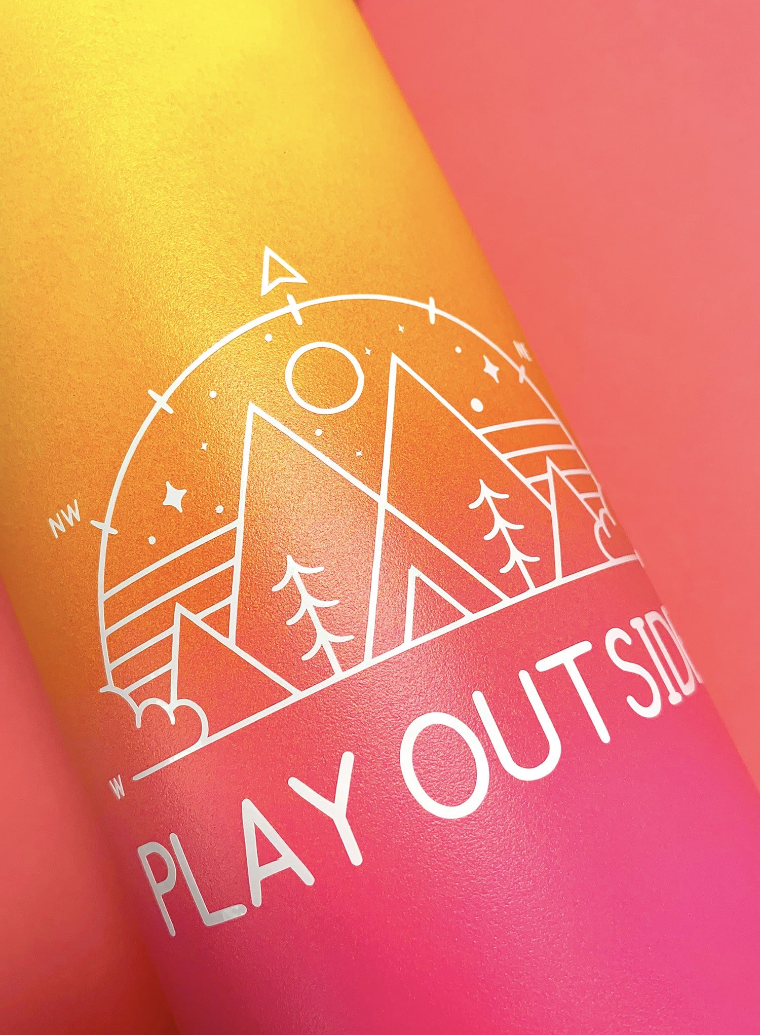 play outside svg file on ombre water bottle