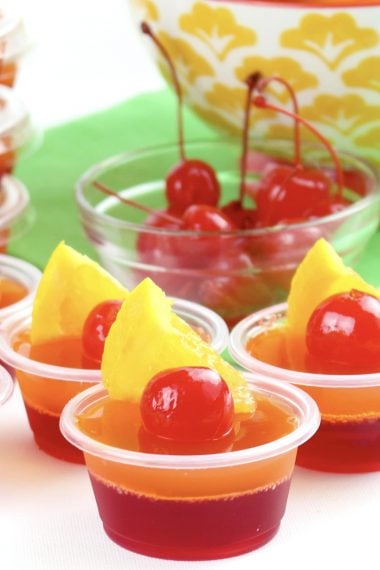 the best jello shots in cute little cups