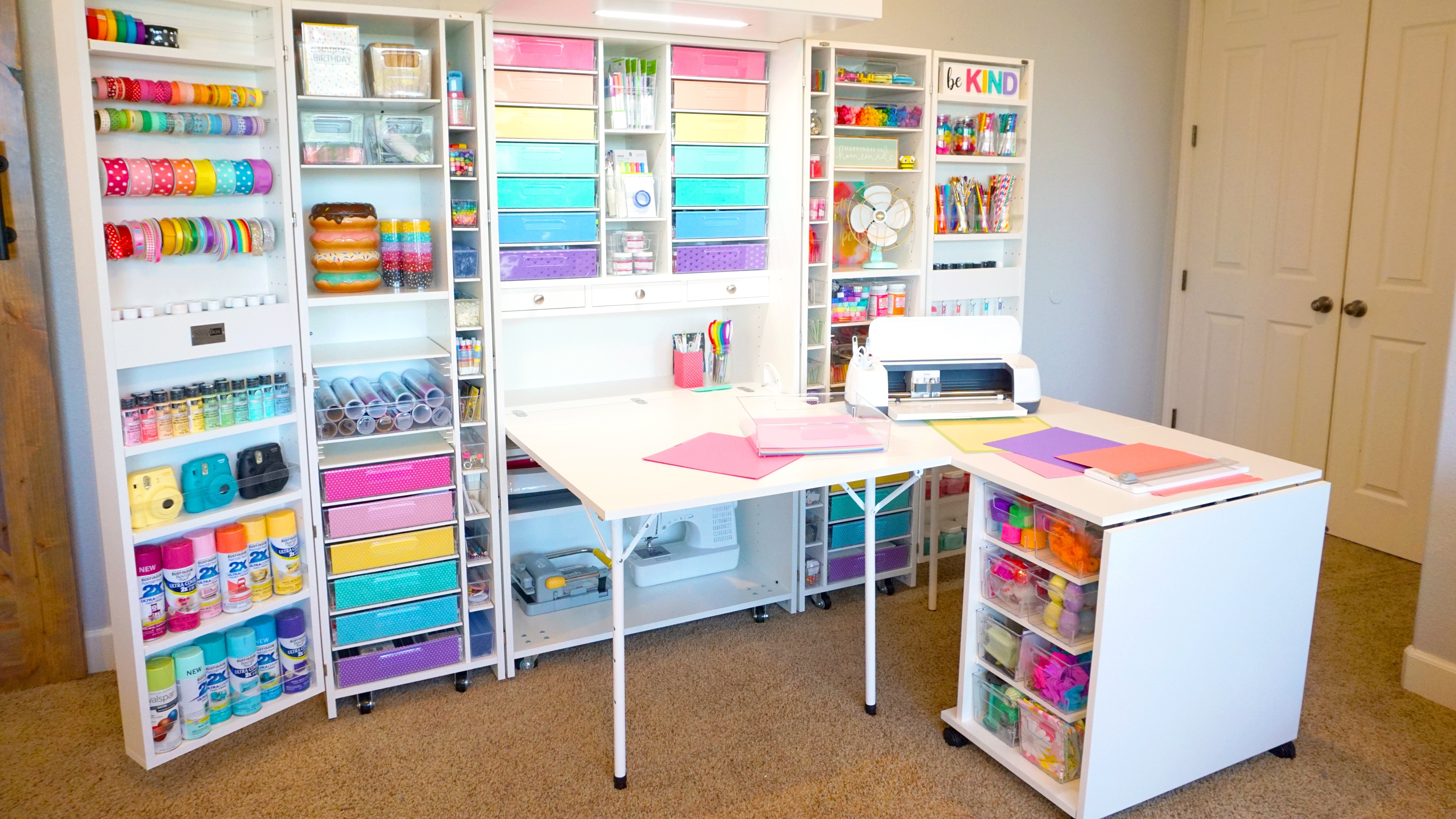 DreamBox Is A Storage Cabinet Meets Workspace For Crafters - ScrapBox Craft  Room Organizers