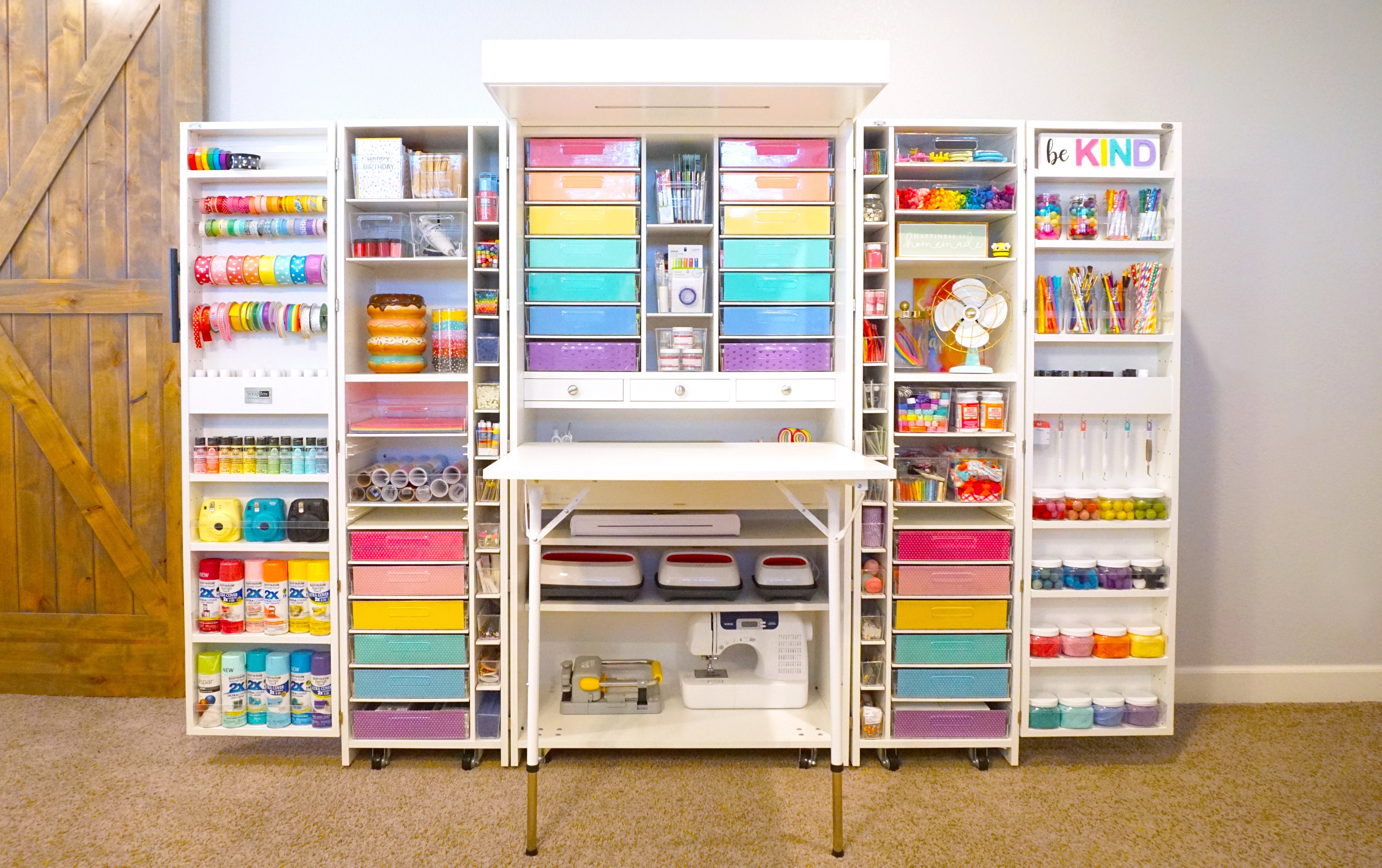 DreamBox Storage Review + Coupon Code  Craft storage cabinets, Craft room  design, Craft organizer cabinet