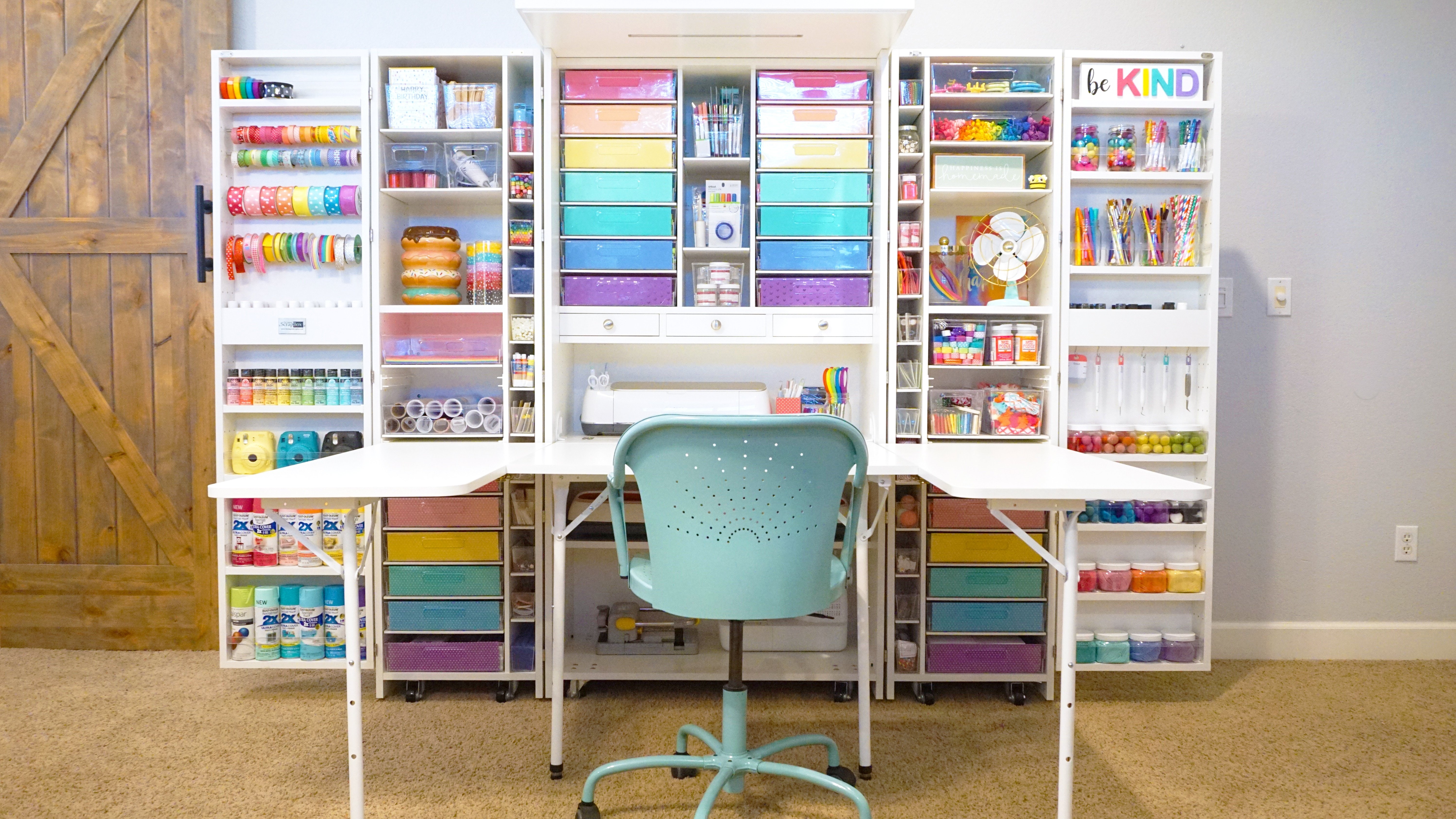 DreamBox Is A Storage Cabinet Meets Workspace For Crafters - ScrapBox Craft  Room Organizers