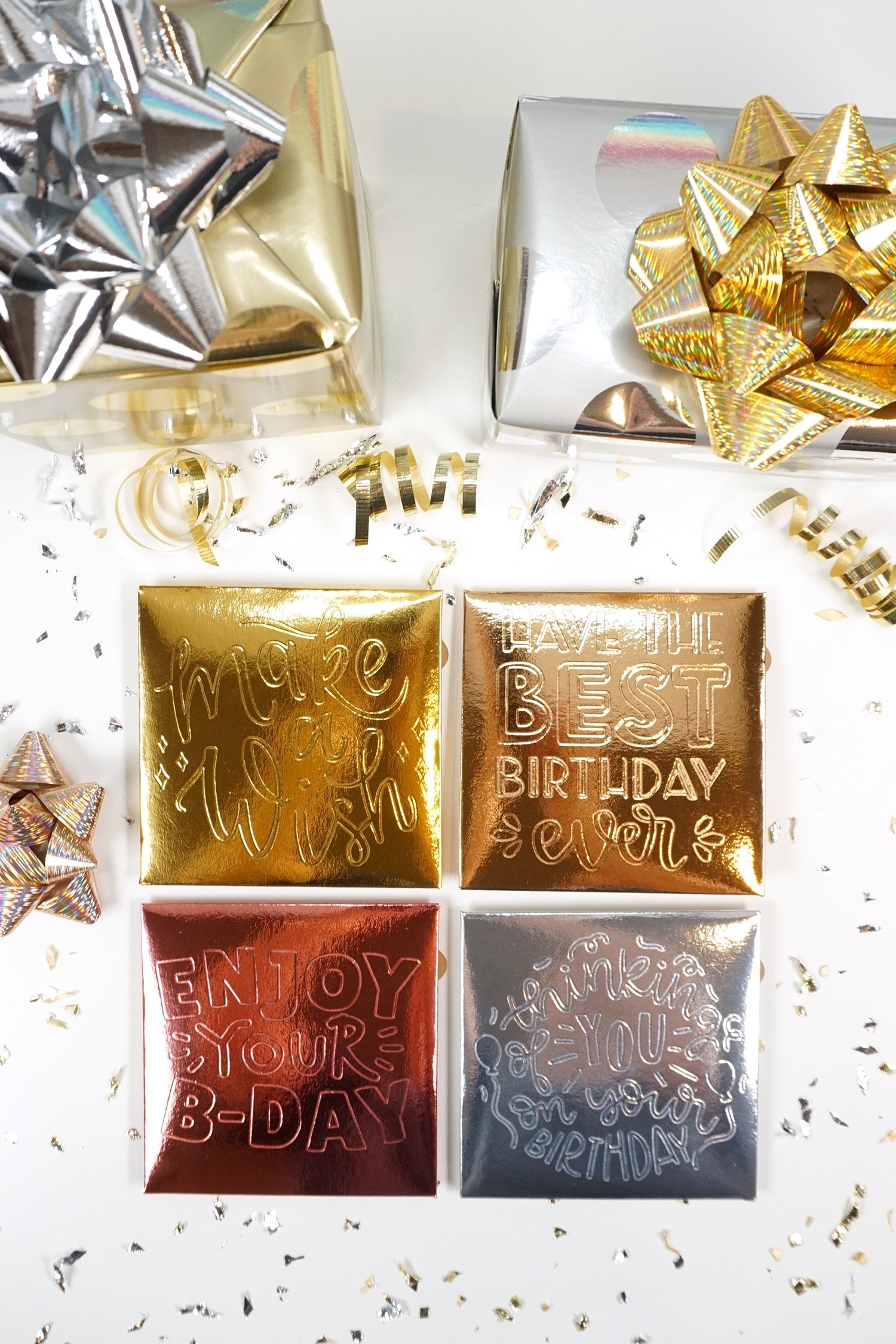 easy birthday gift card holders made with cricut