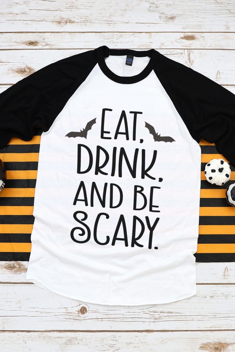 eat drink and be scary shirt for halloween