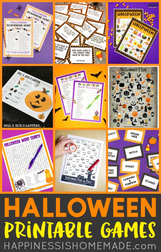 Printable Halloween Who's The Bad Guy? Party Game — Print Games Now