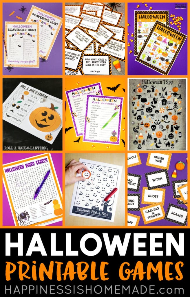 Free Printable Halloween Games For Kids