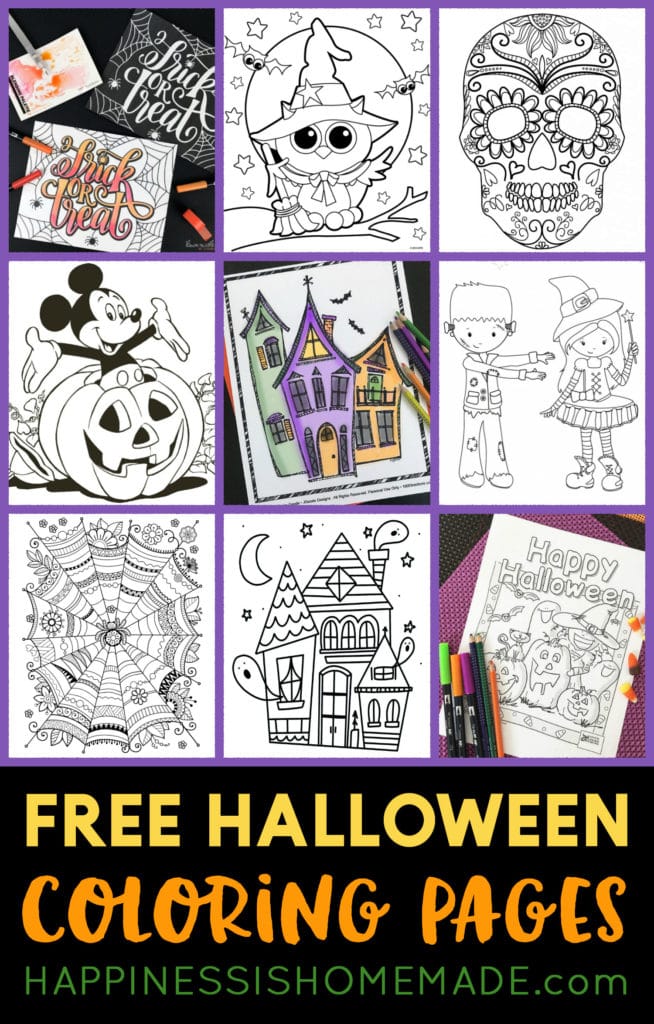 Free Printable Halloween Coloring Pages for Kids