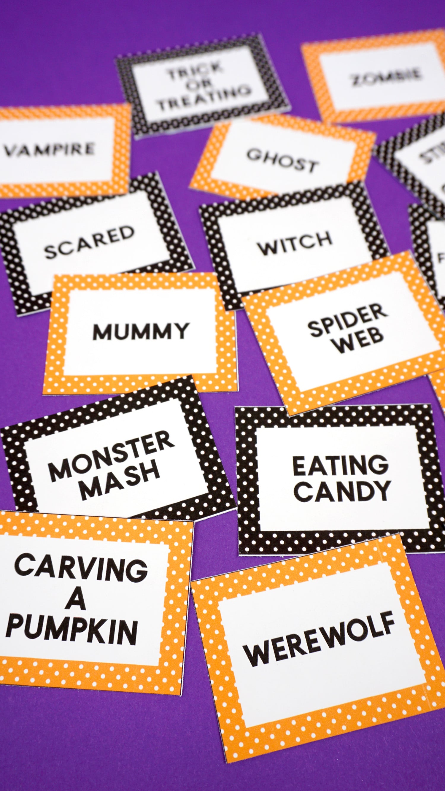 Free Printable Halloween Charades