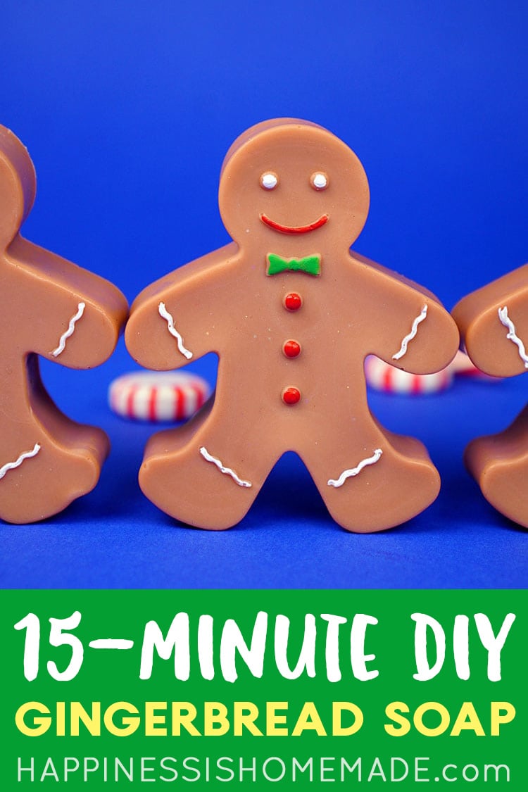 15 minute DIY gingerbread soap