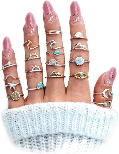 stackable rings for teens to wear on hand