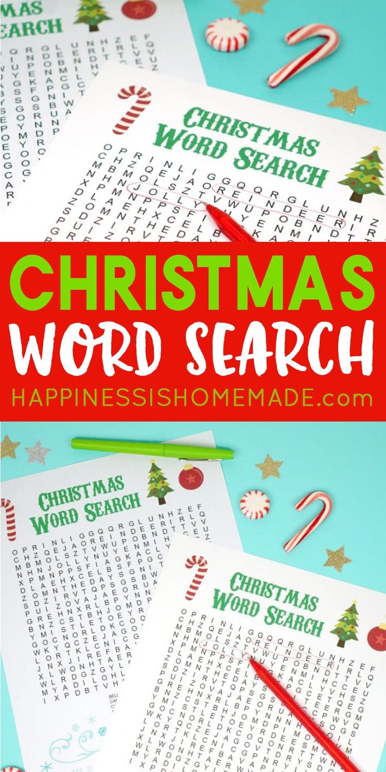 Christmas Game Word Search