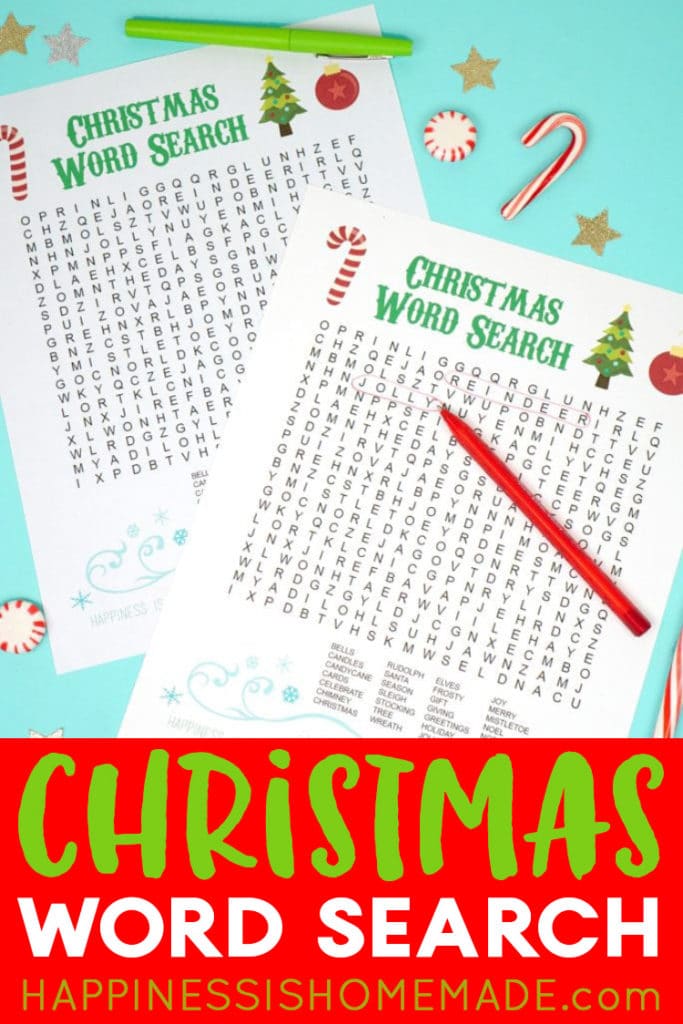Christmas Word Search Game
