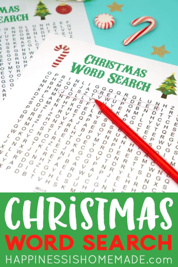 Christmas Word Search Game