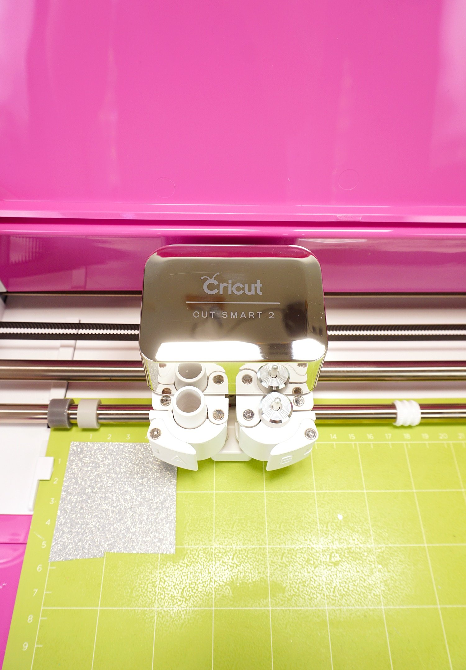 cricut cutting materials on cutting mat