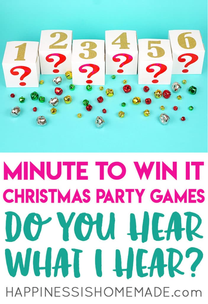 Minute to Win It Christmas Games for All Ages Happiness is Homemade