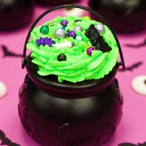 halloween witch cauldron bath bombs