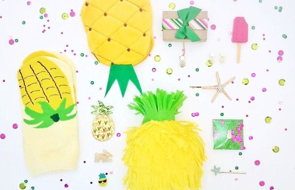 pineapple surprise balls with decorations