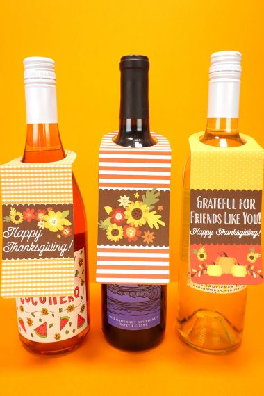 printable thanksgiving wine gift tags