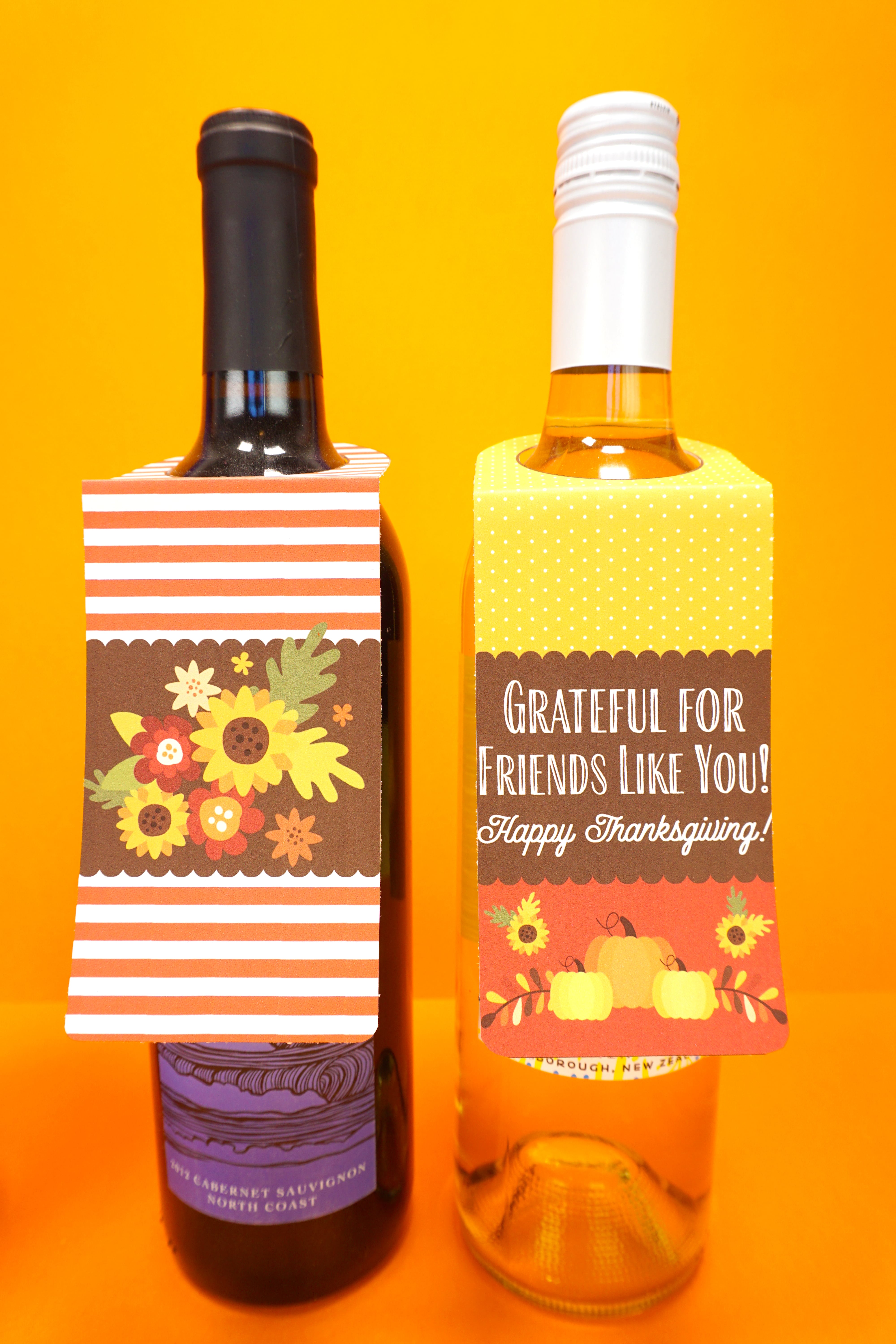 printable gift tags on wine bottles 