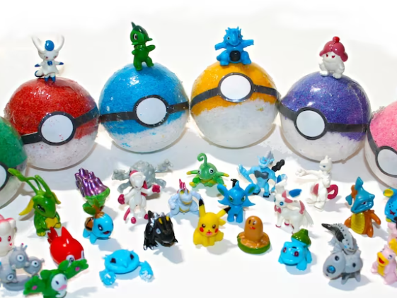 pokemon suprise toy bath bombs