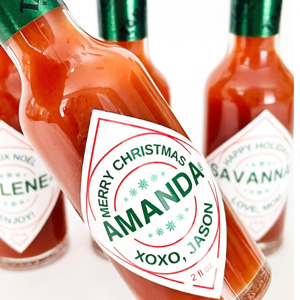 personalized hot sauce gift 