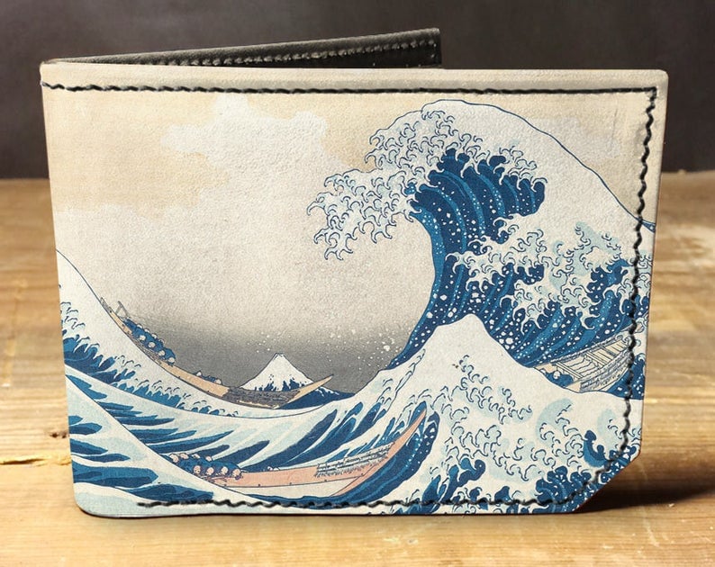retro wave wallet japanese inspired art style