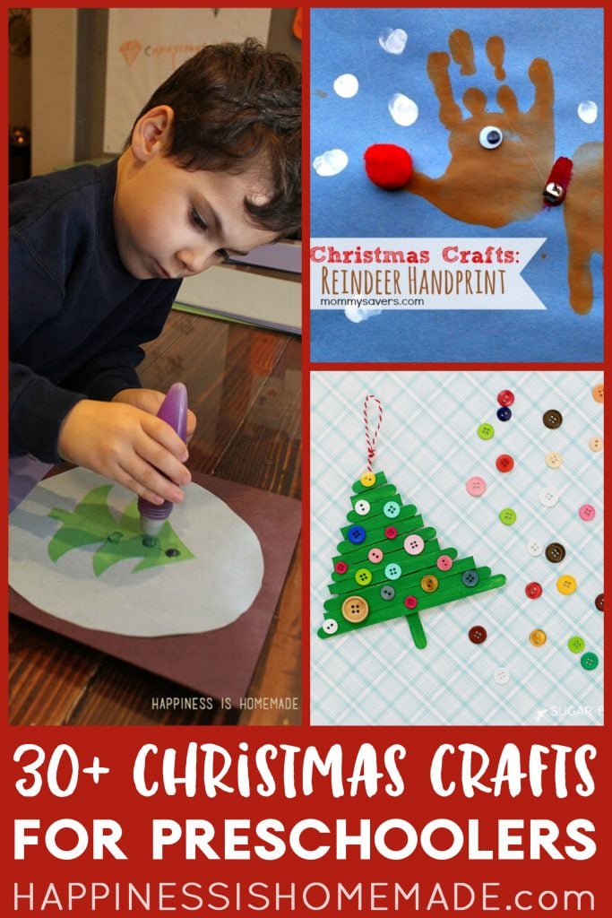 30+ Christmas Crafts for Preschoolers