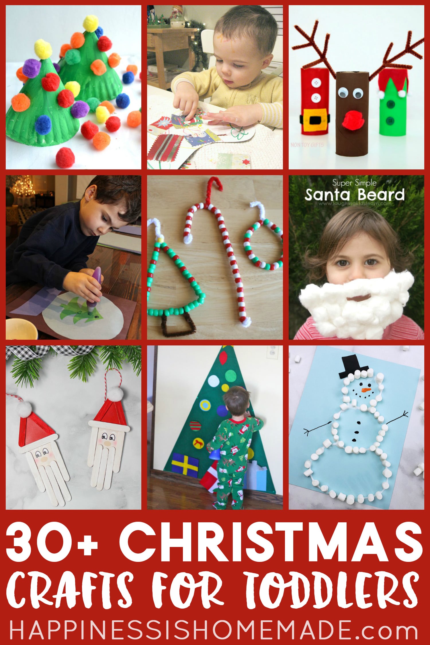 30+ Christmas Crafts for Toddlers and Preschoolers