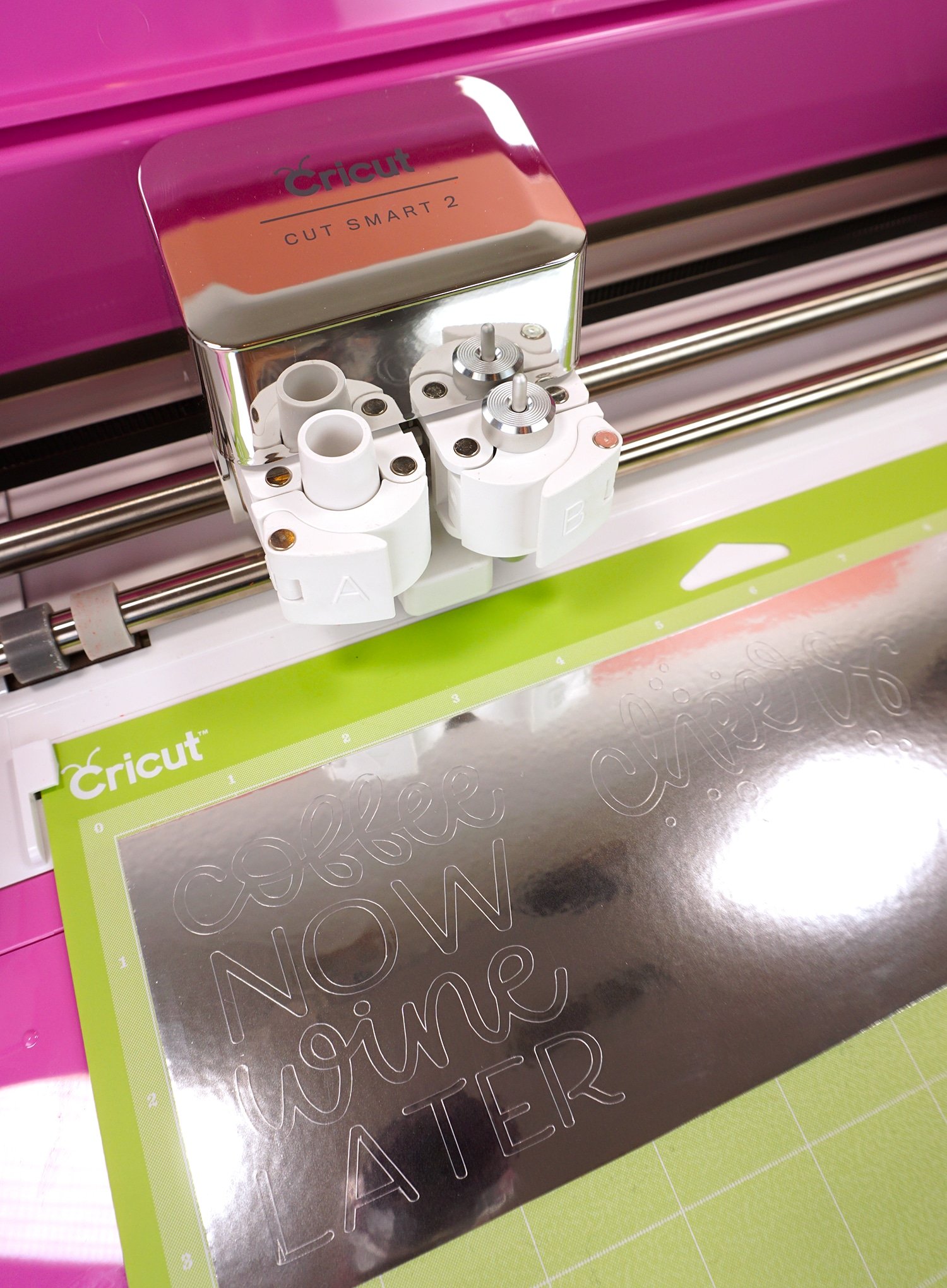 cricut cutting vinyl holographic foil
