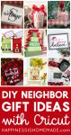 DIY neighbor gift ideas with cricut