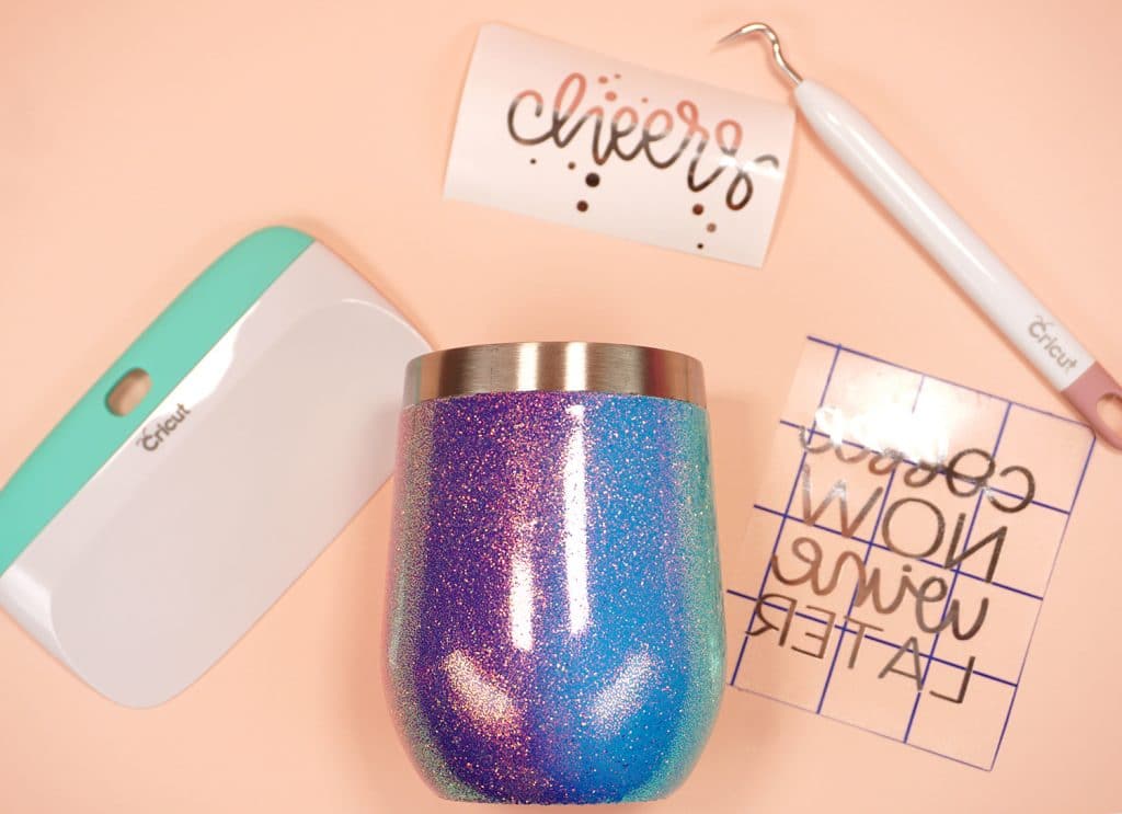 materials for glitter tumbler 