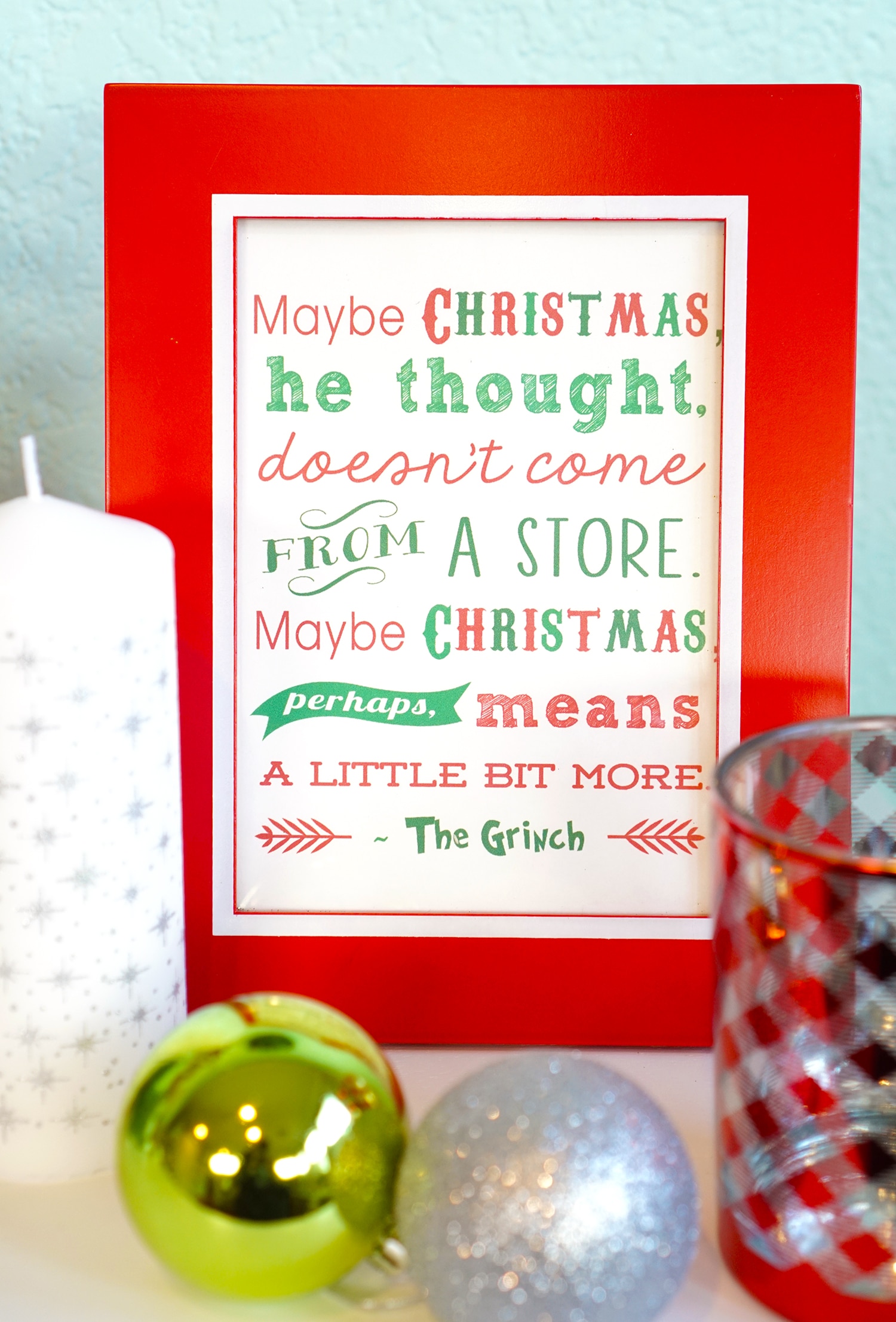 cute christmas grinch saying sign