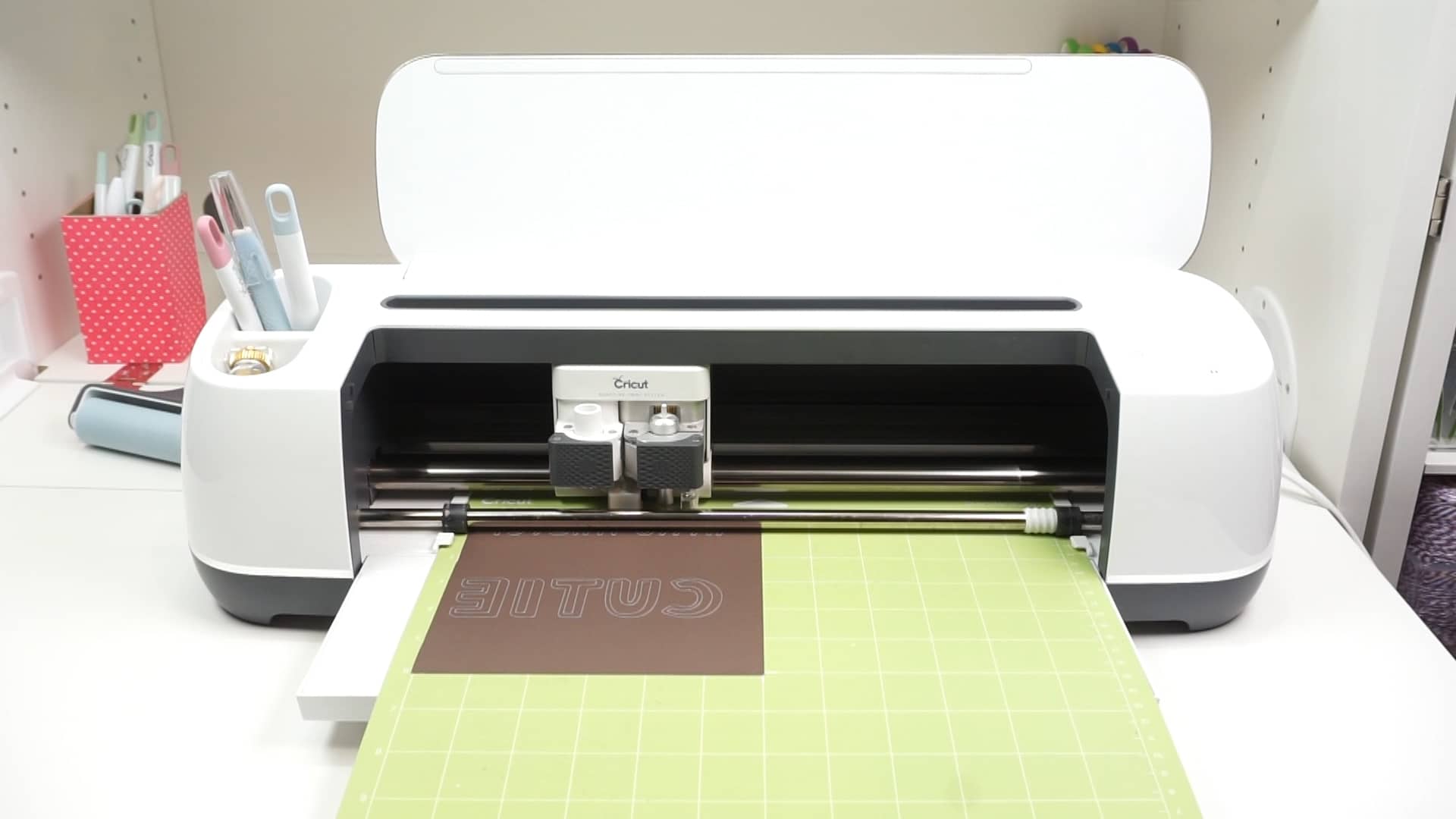 cricut cutting file on mat