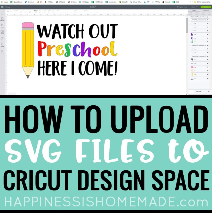 how to upload svg files to cricut design space