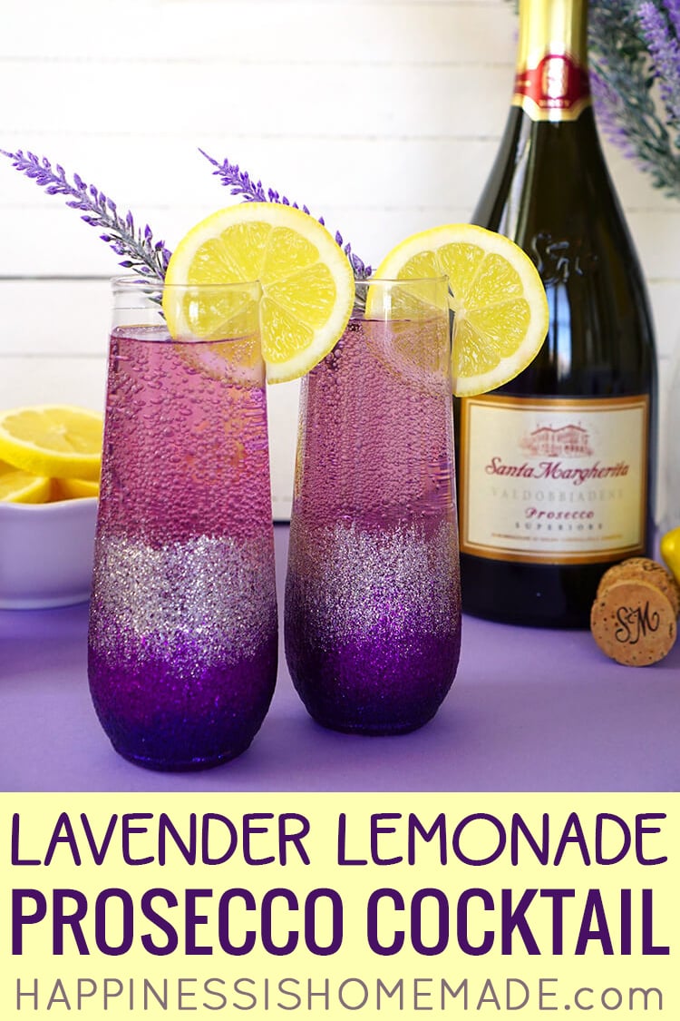 Lavender Lemonade Prosecco Cocktail