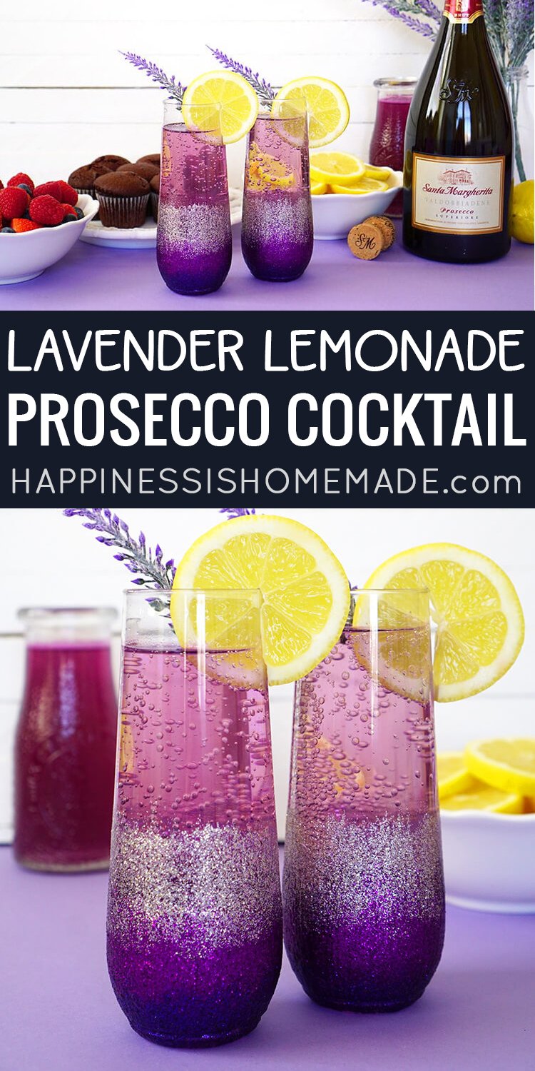 Lavender Lemonade Prosecco Cocktail