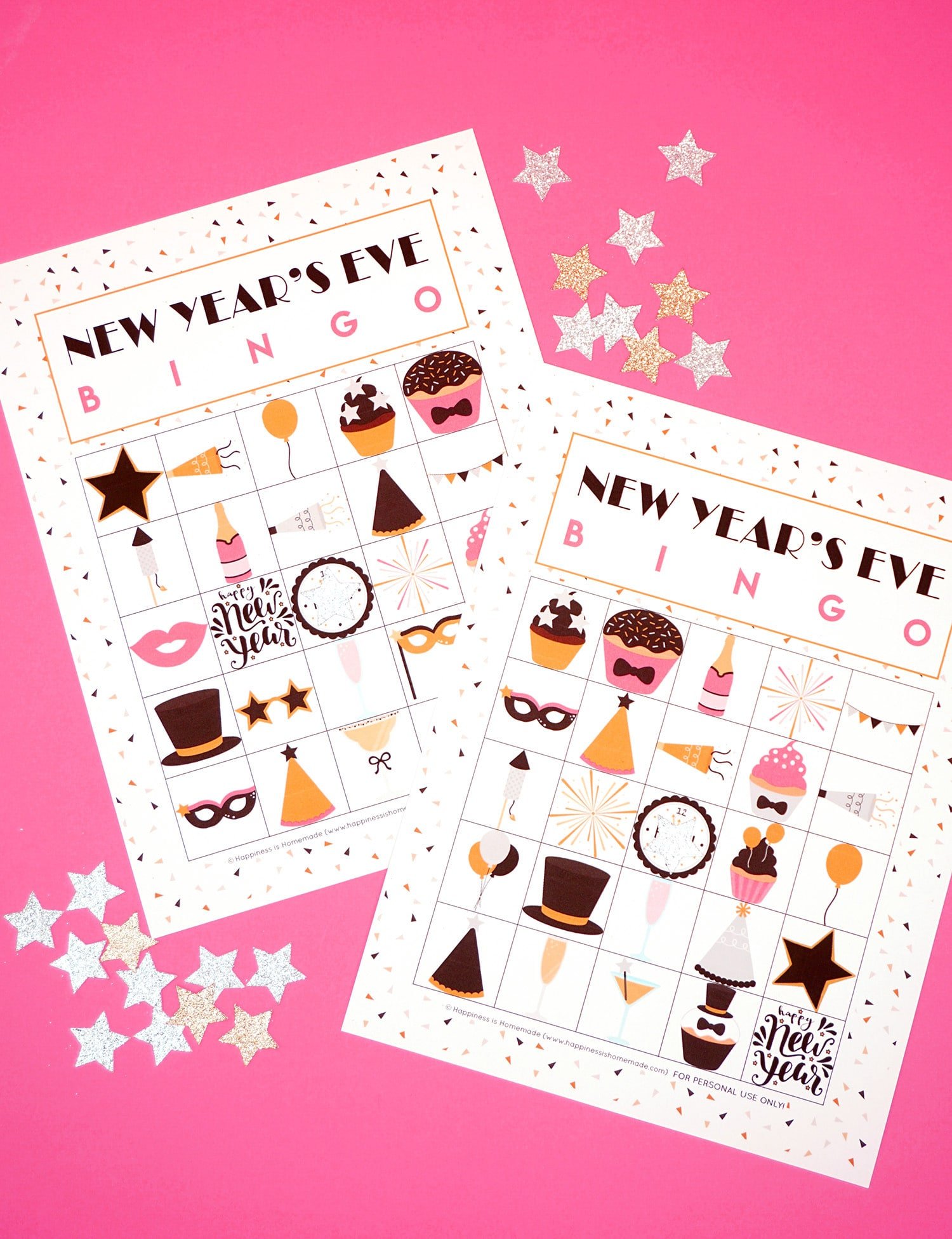 New Year’s Eve Bingo Printable