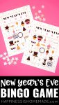 new years eve bingo game printable