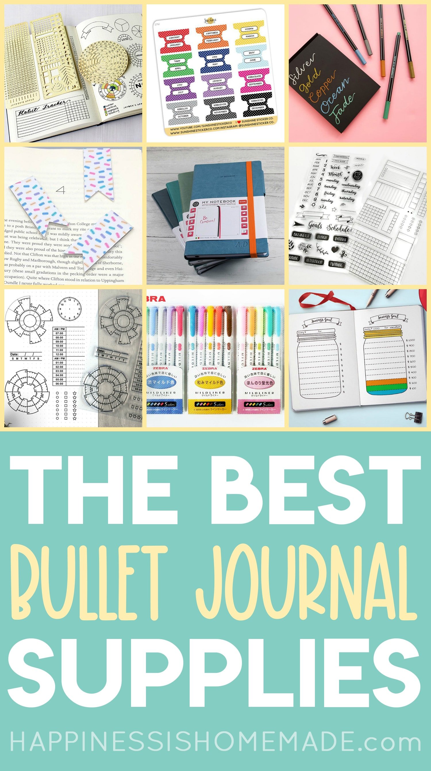 Bullet Journal Supplies {Must have items that make great gift ideas!}