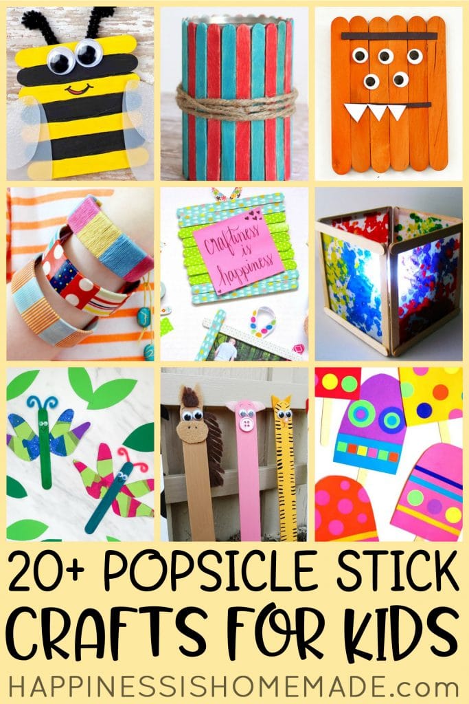 Crafts With Popsicles Sticks - Frosting and Glue- Easy crafts