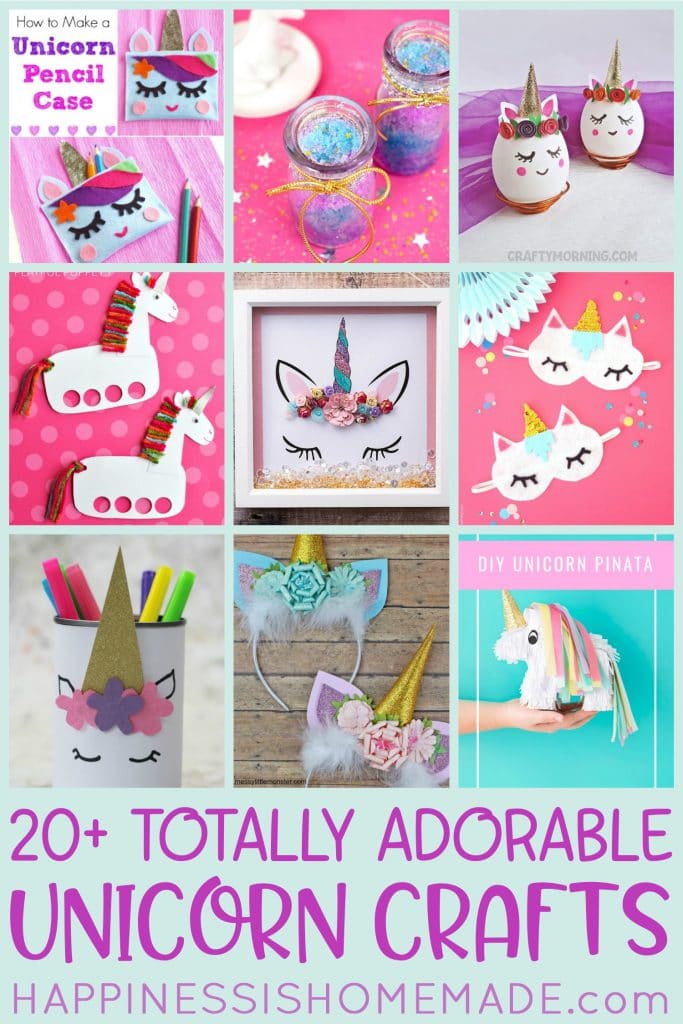 20+ Totally Adorable Unicorn Crafts