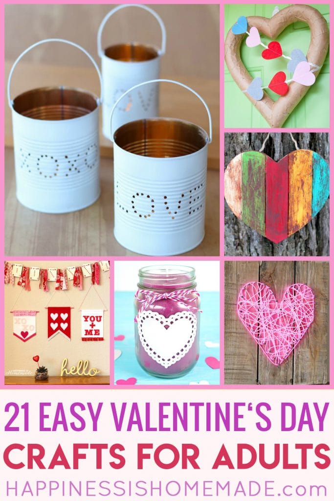 21 easy valentines day crafts for adults