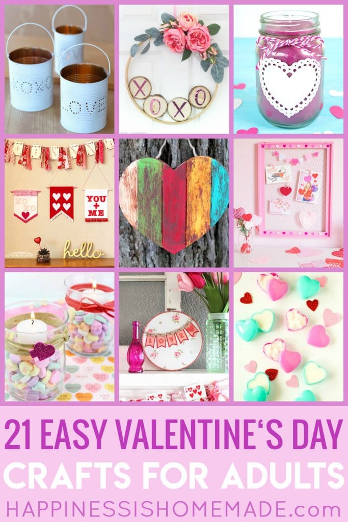 21 easy valentines day crafts for adults