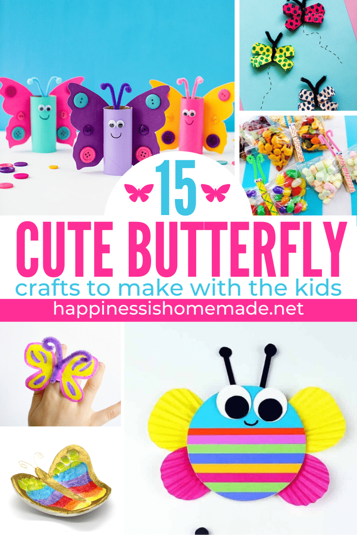 15 Butterfly Crafts for Kids