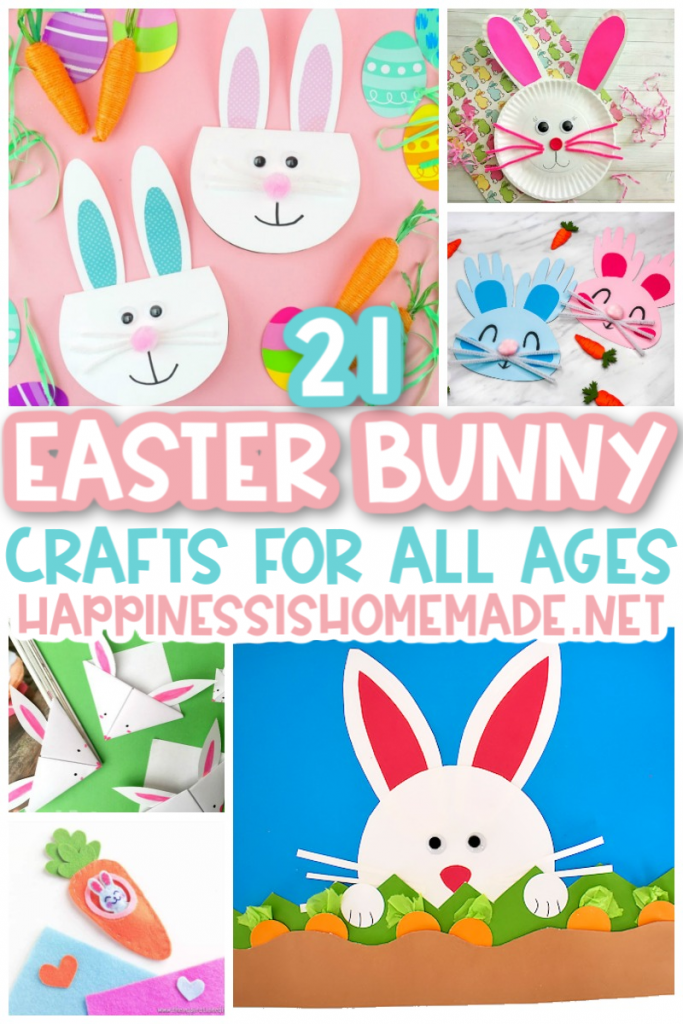 21 easter bunny crafts for all ages